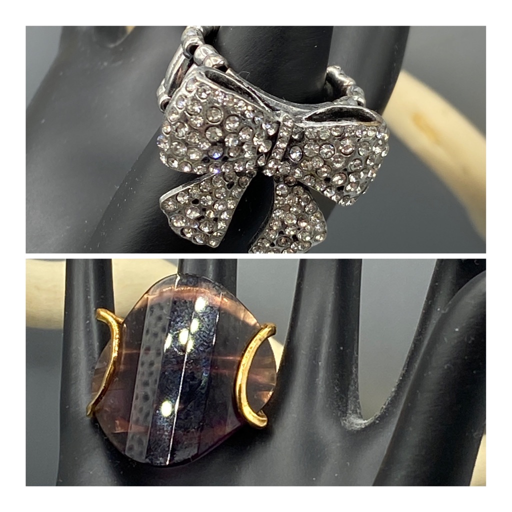 2 Fashion Jewelry Rings